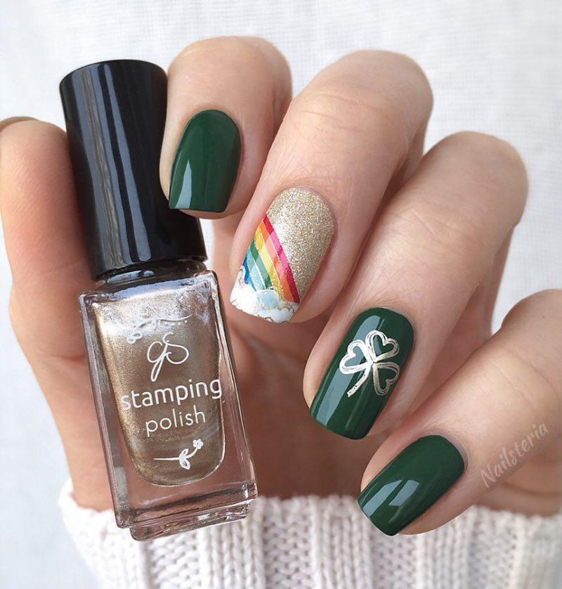 55 Pretty St. Patrick's Day Nails Make You Happy