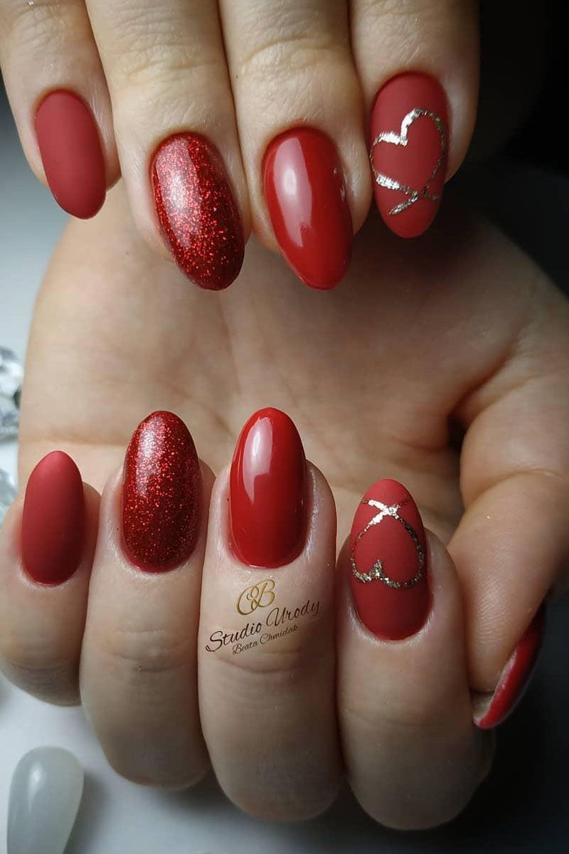 50 Gorgeous Valentine's Day Nail Art Designs Just For You 2022