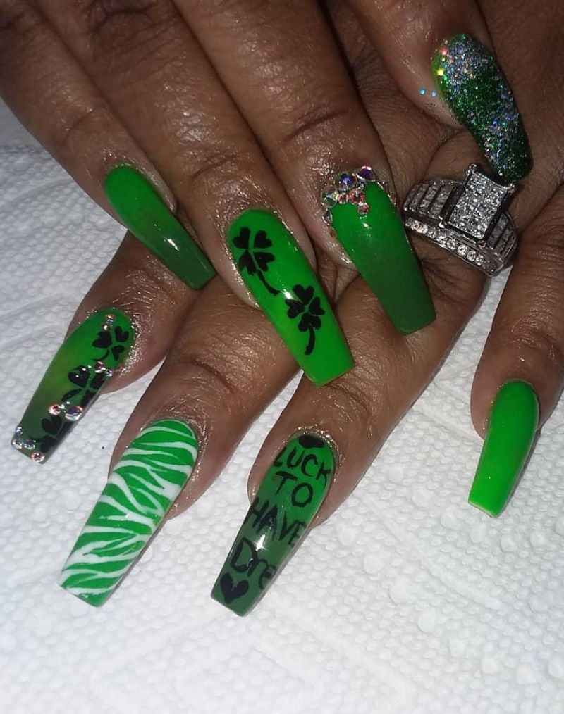 55 Pretty St. Patrick's Day Nails Make You Happy