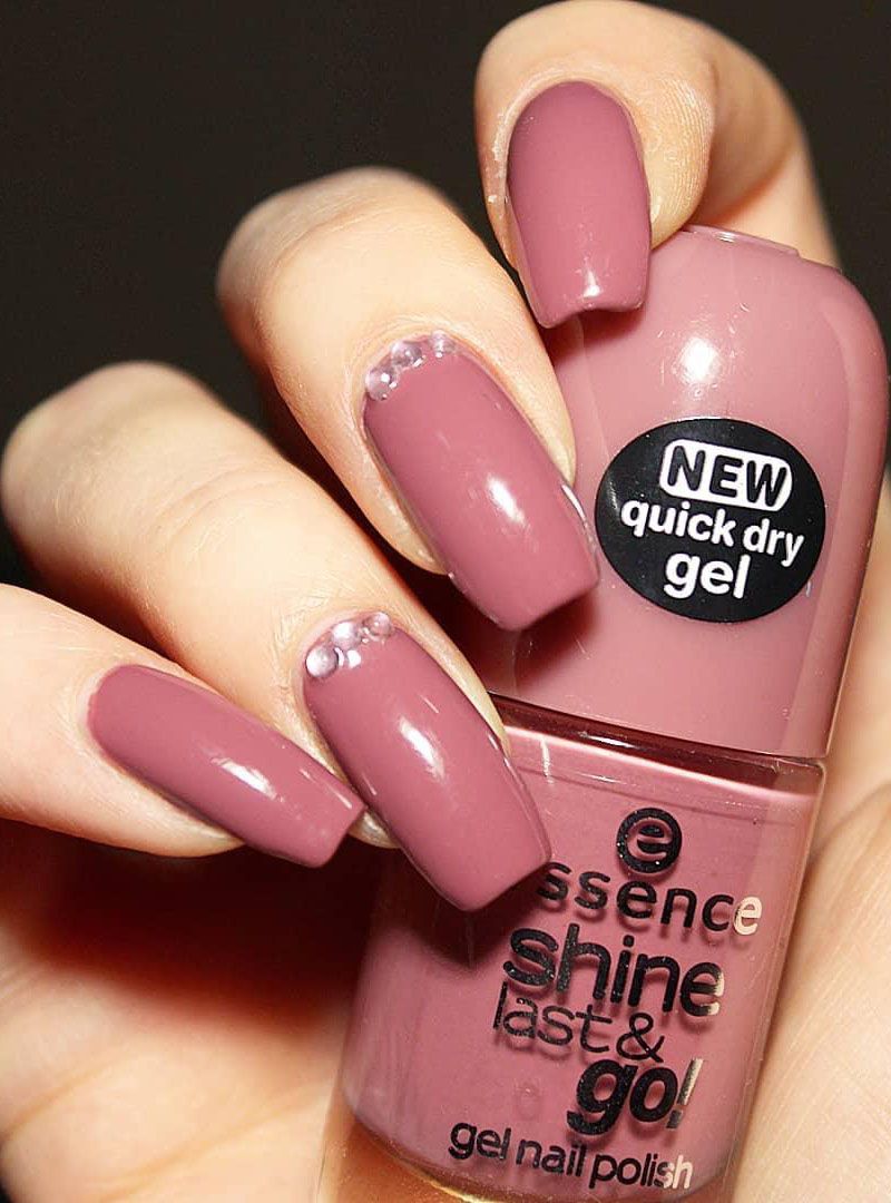 50 Classic Dusty Rose Nails to Fall In Love With