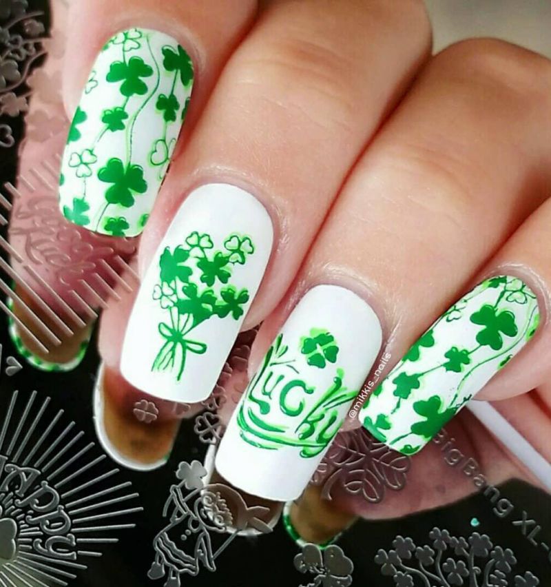 55 Pretty St. Patrick's Day Nails Make You Happy