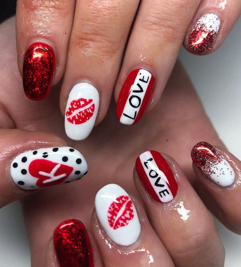 50 Gorgeous Valentine's Day Nail Art Designs Just For You 2022