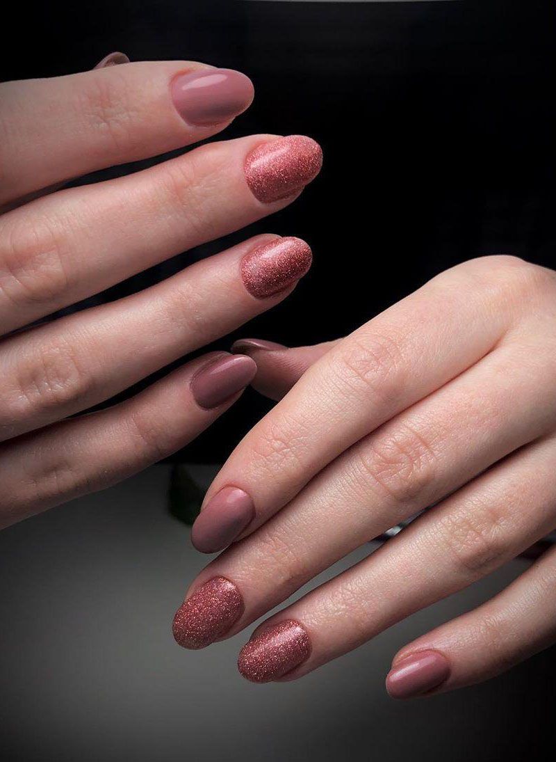 50 Classic Dusty Rose Nails to Fall In Love With