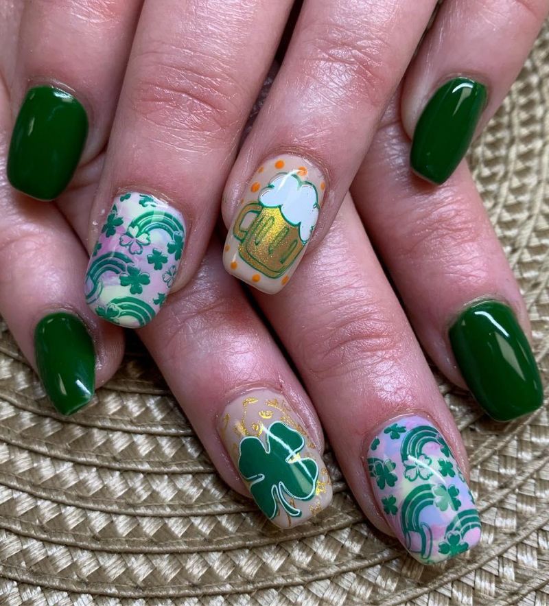 55 Pretty St. Patrick's Day Nails Make You Happy