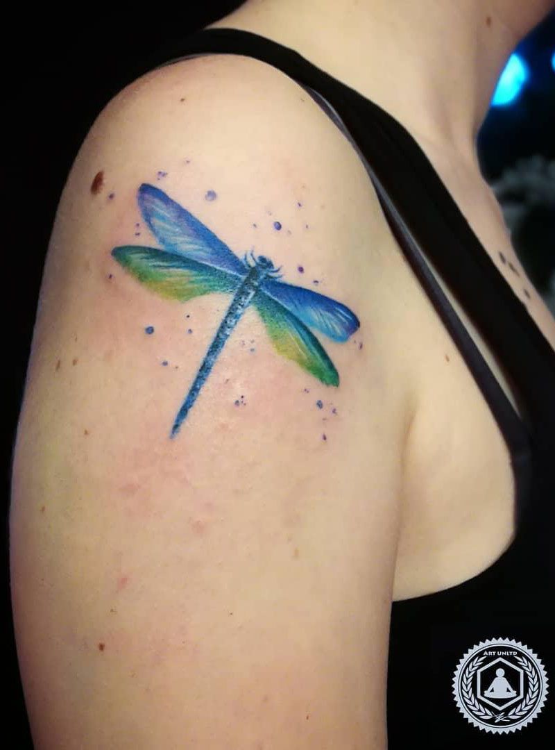 55 Pretty Watercolor Tattoos to Inspire You