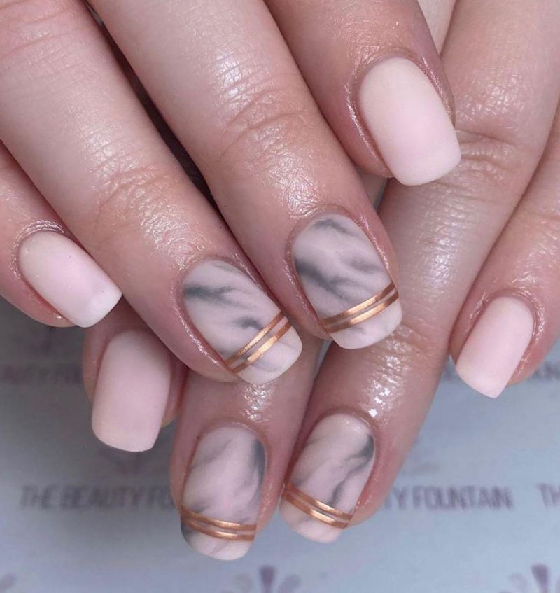 55 Gorgeous Matte Nail Art Designs for Spring You Must Try