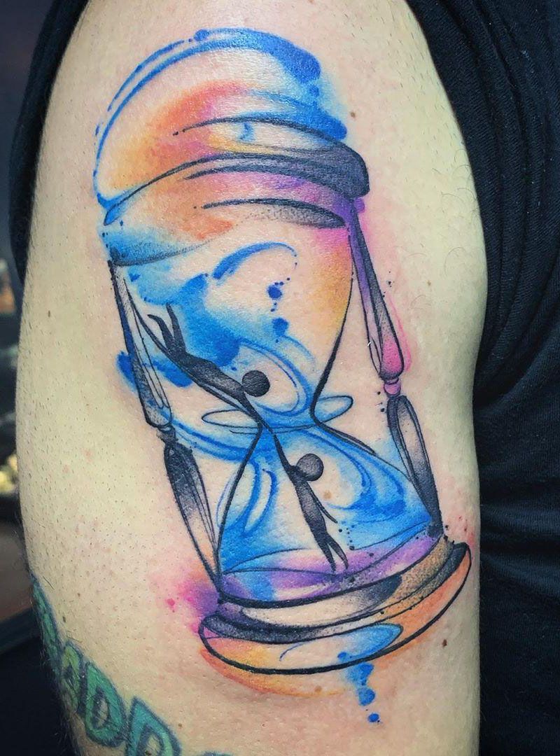 55 Pretty Watercolor Tattoos to Inspire You