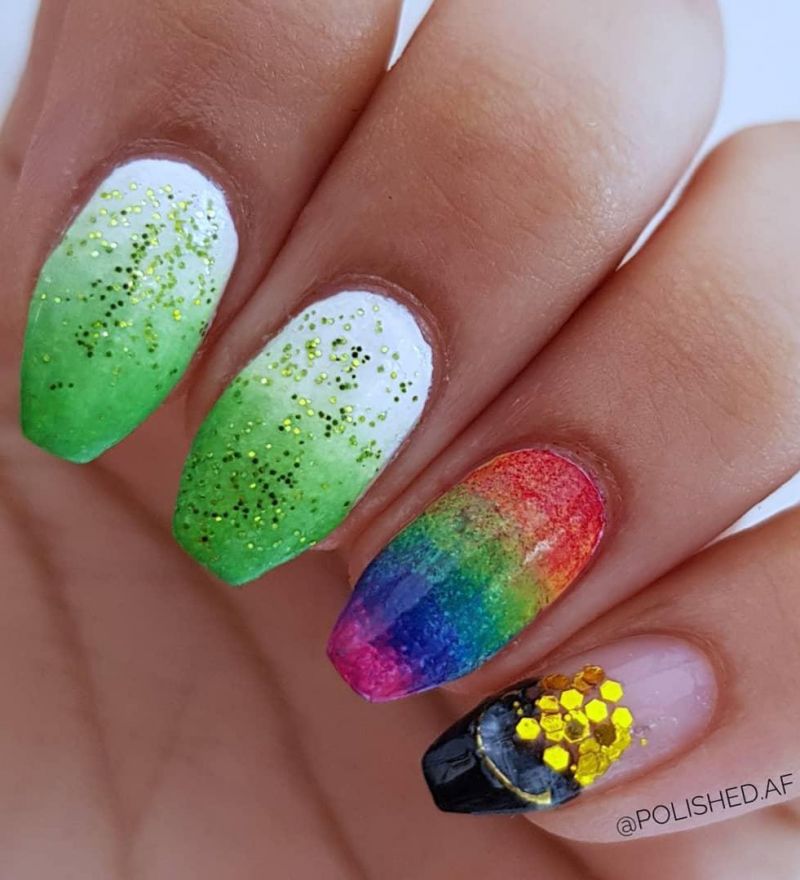 55 Pretty St. Patrick's Day Nails Make You Happy