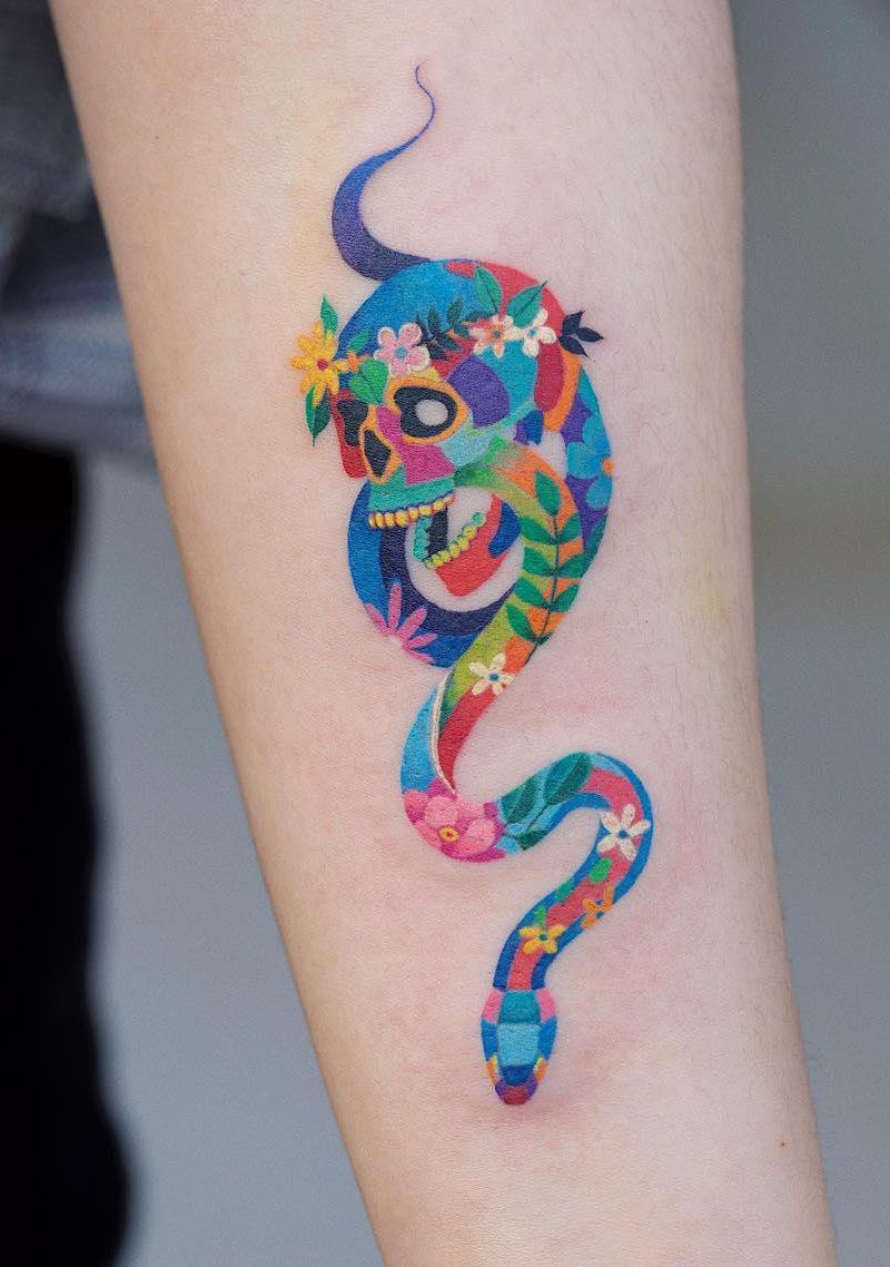 50 Amazing Snake Tattoos for inspiration 2020