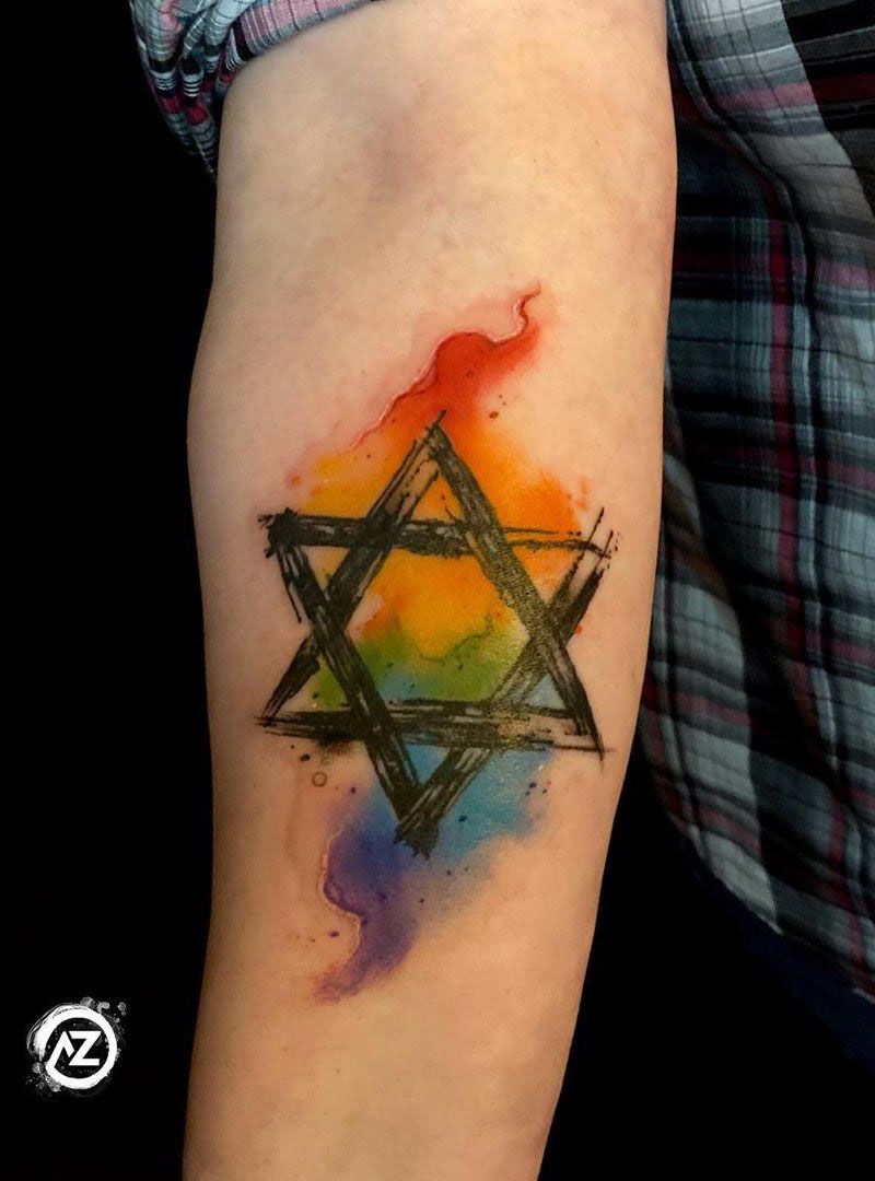 55 Pretty Watercolor Tattoos to Inspire You