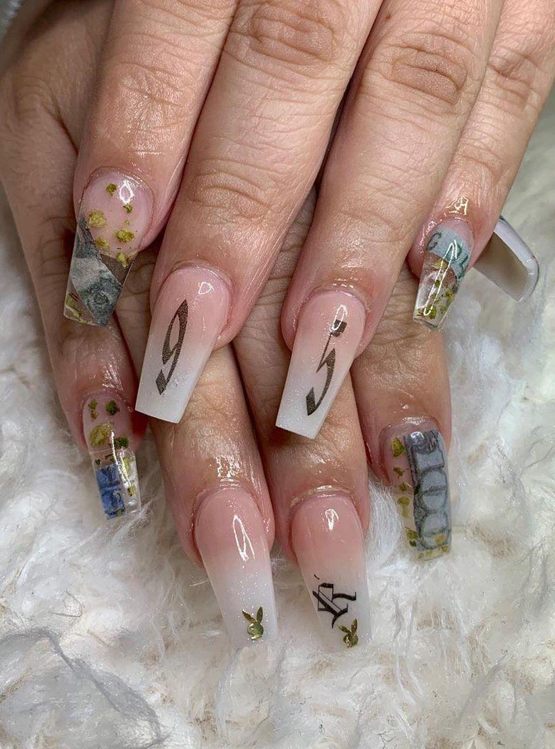 55 Gorgeous Money Nail Art Designs Make You Rich