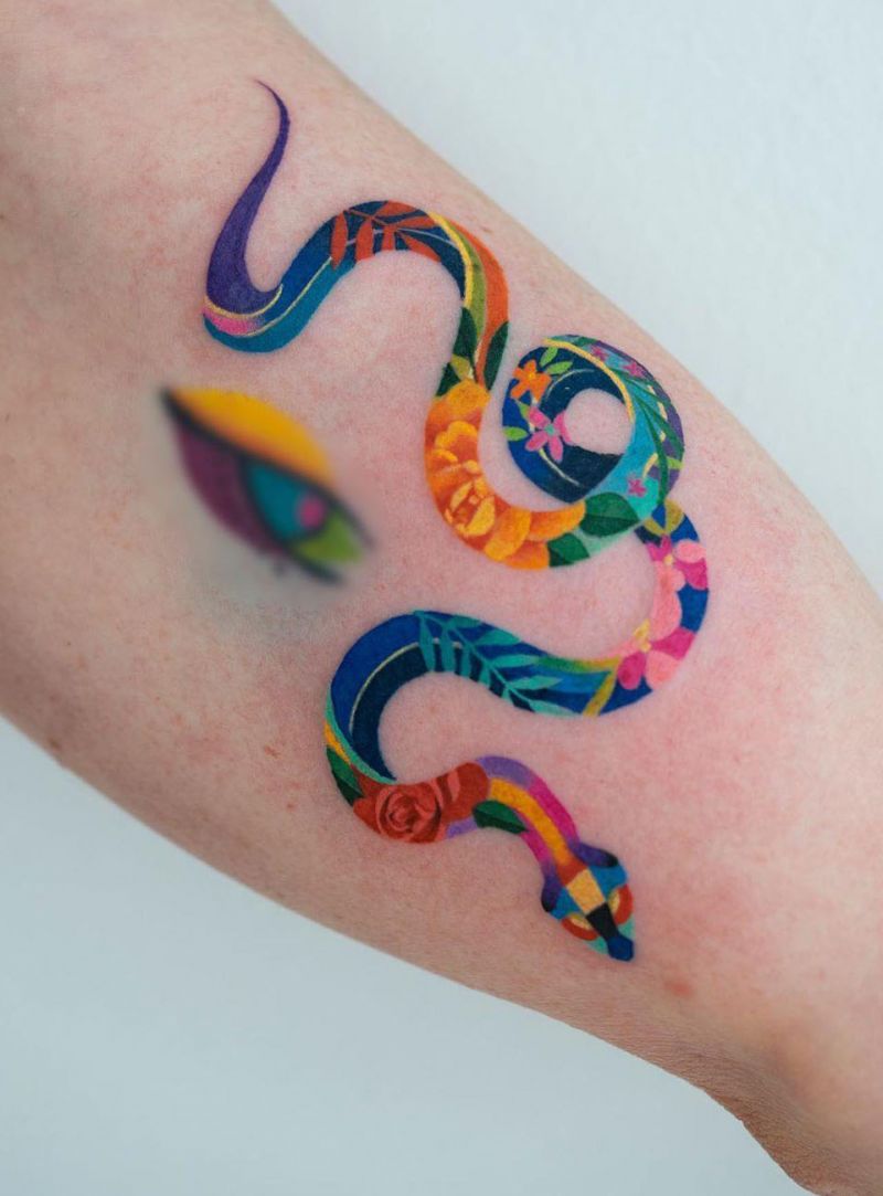 50 Amazing Snake Tattoos for inspiration 2020