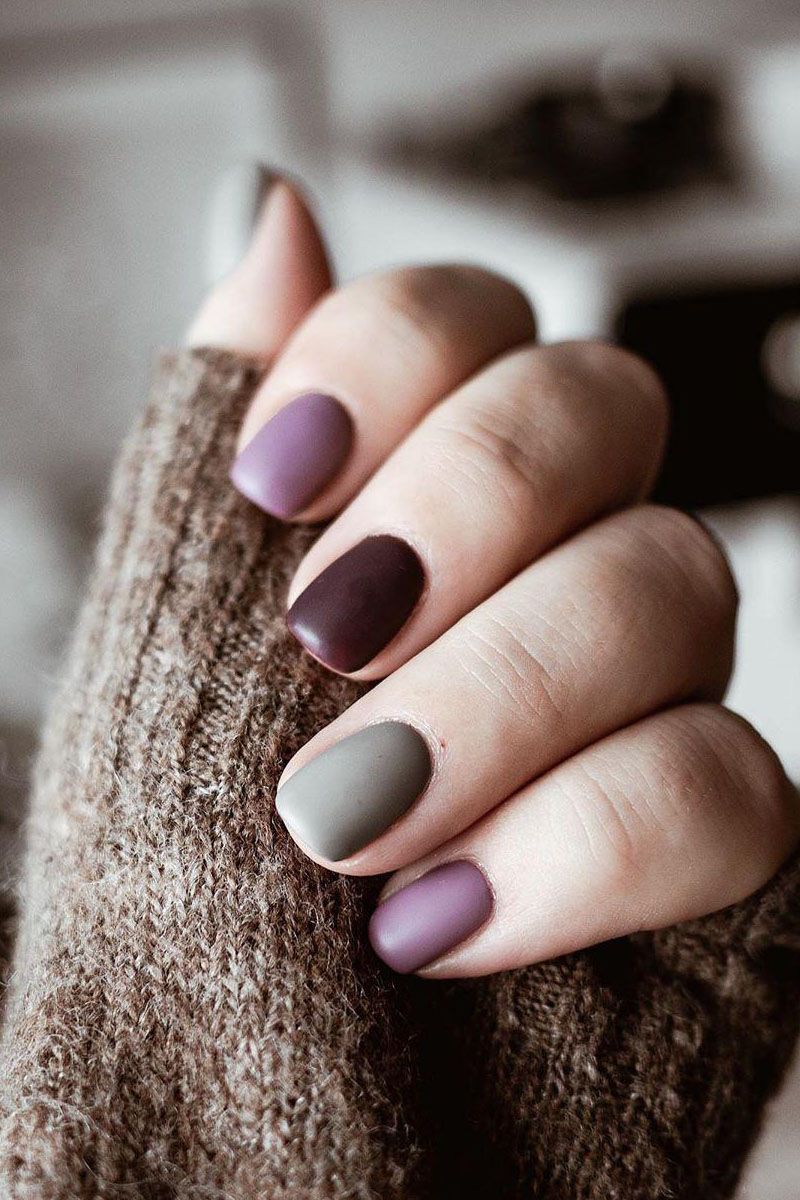 55 Gorgeous Matte Nail Art Designs for Spring You Must Try