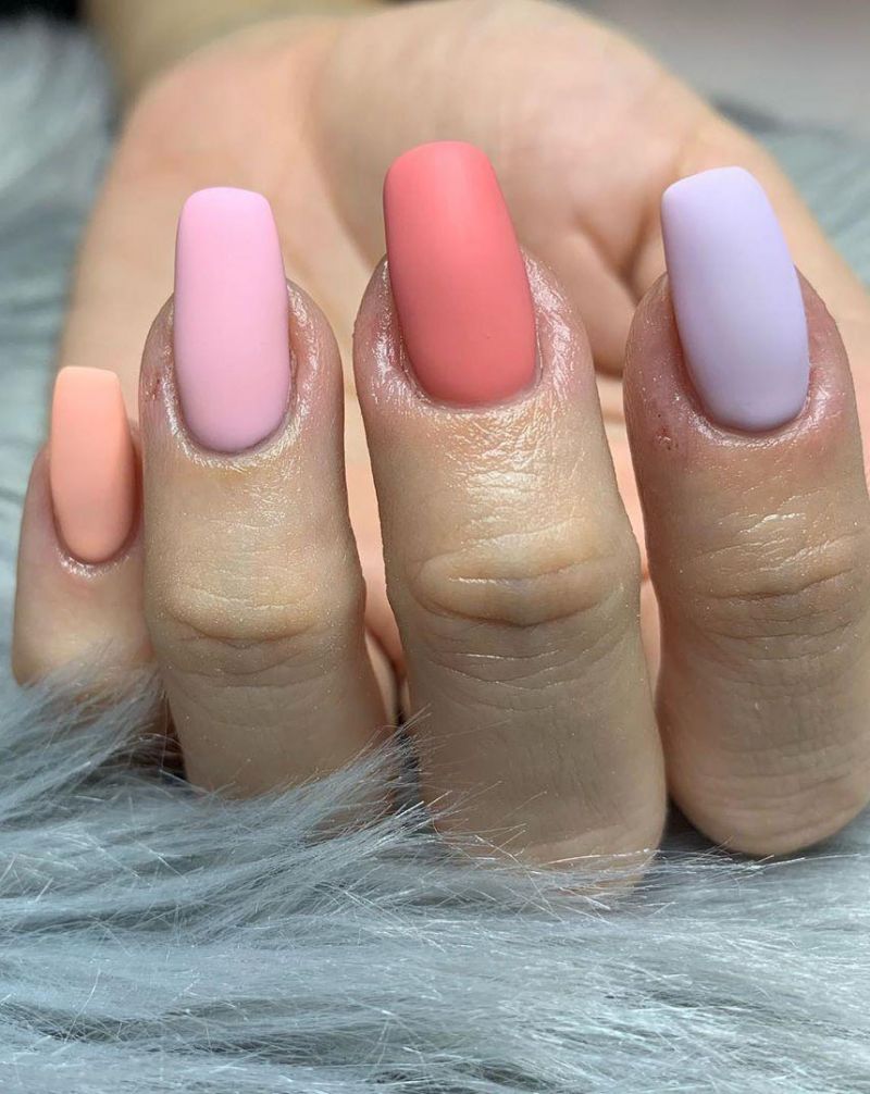 55 Gorgeous Matte Nail Art Designs for Spring You Must Try