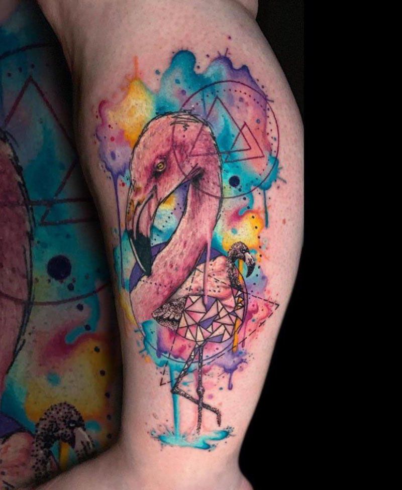 55 Pretty Watercolor Tattoos to Inspire You