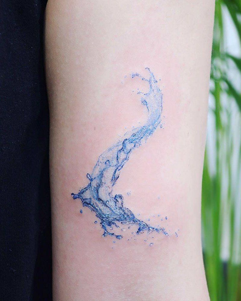 55 Pretty Watercolor Tattoos to Inspire You