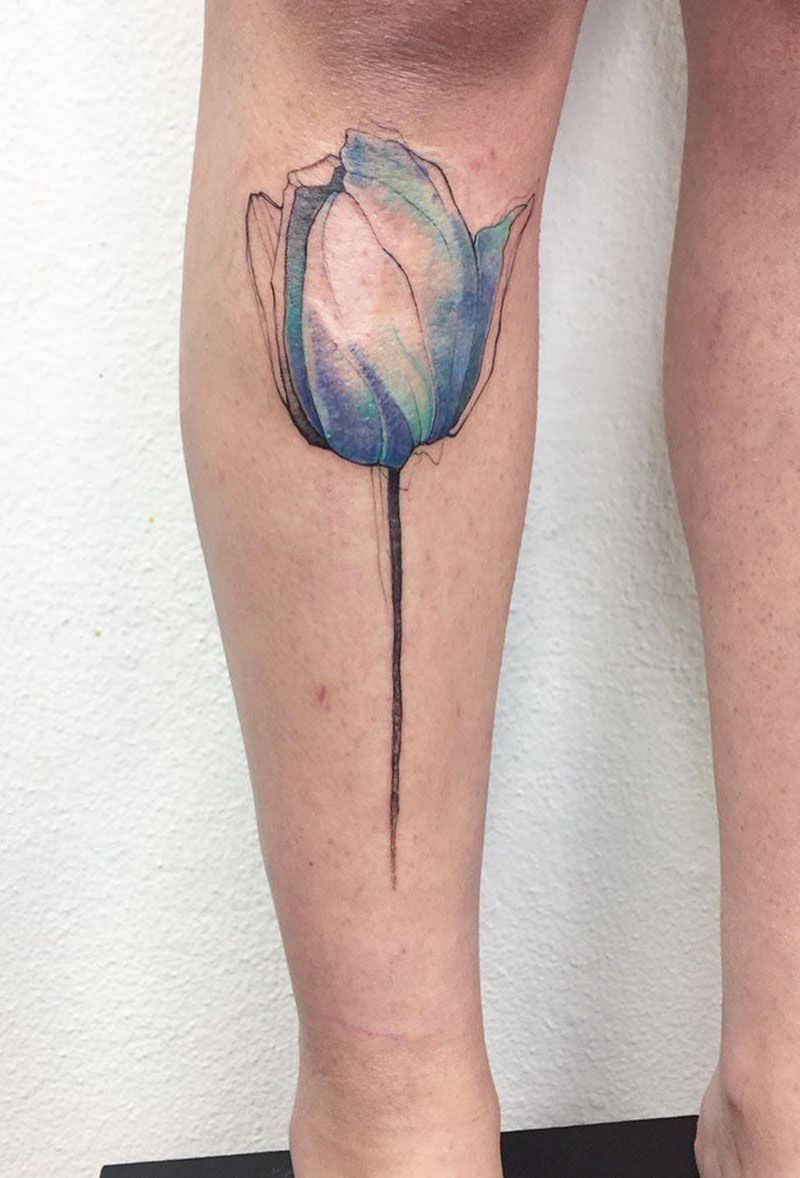 55 Pretty Watercolor Tattoos to Inspire You