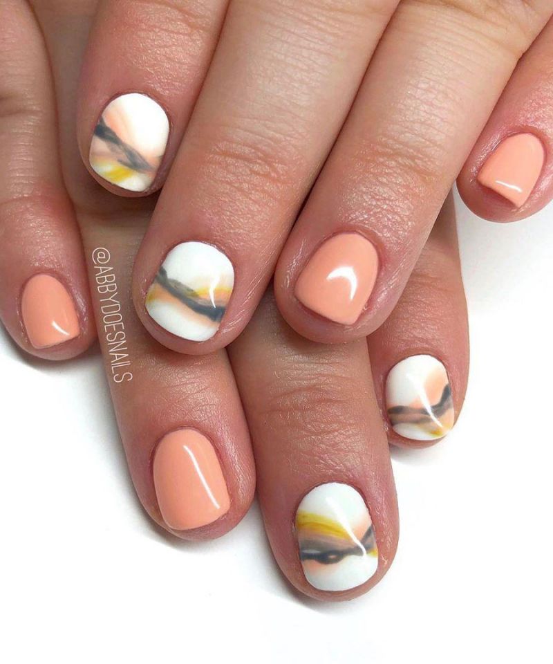 38 Pretty Watercolor Nail Art Designs You Will Love