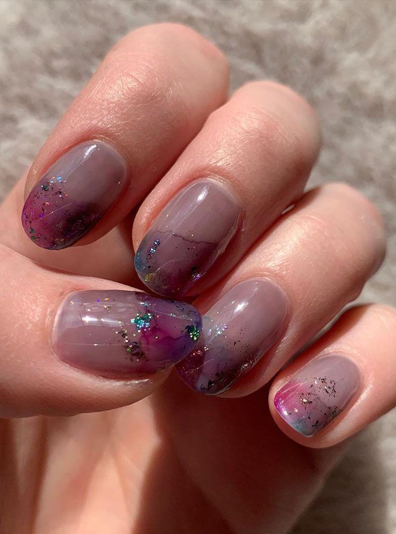 38 Pretty Watercolor Nail Art Designs You Will Love