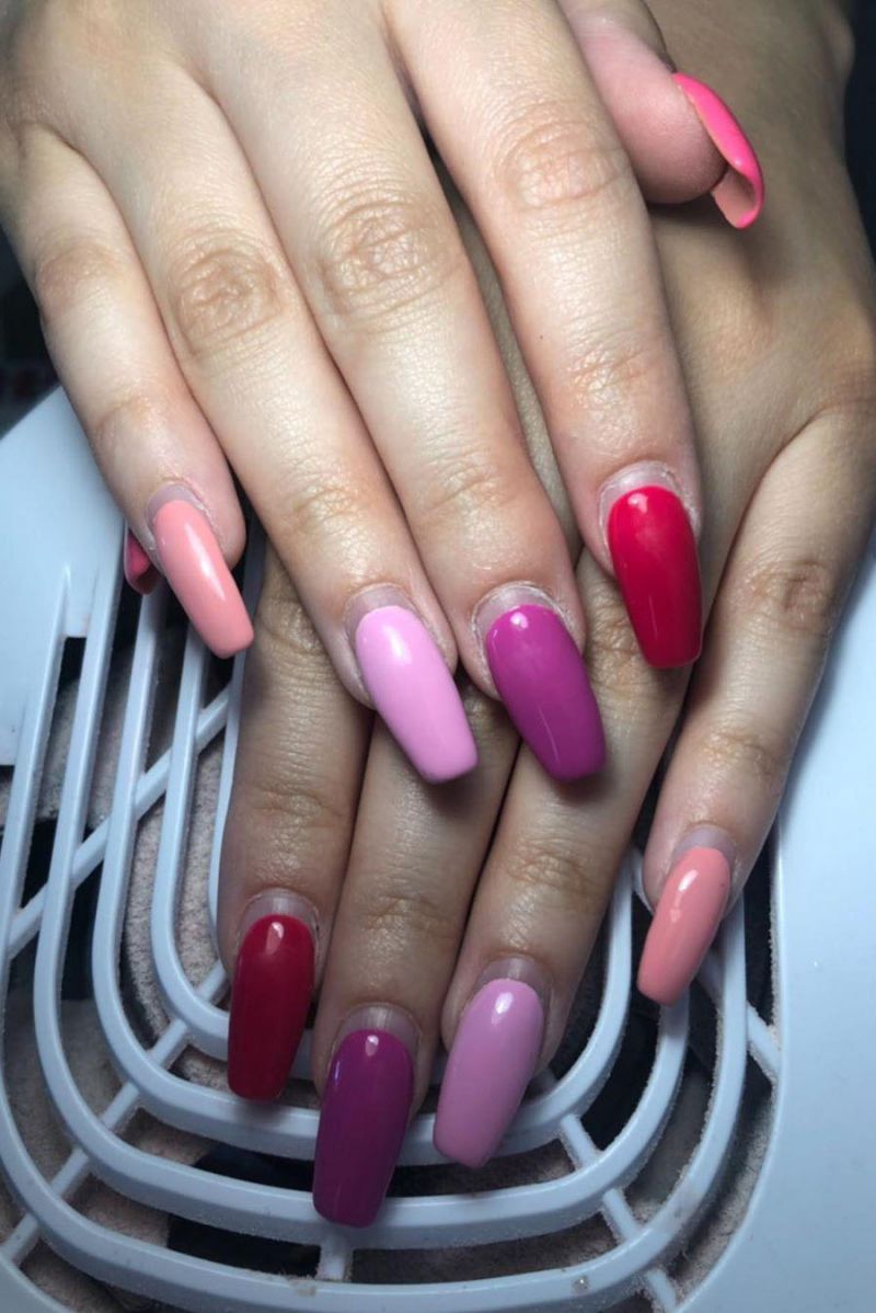 55 Elegant Multicolor Nails for Spring You Will Love