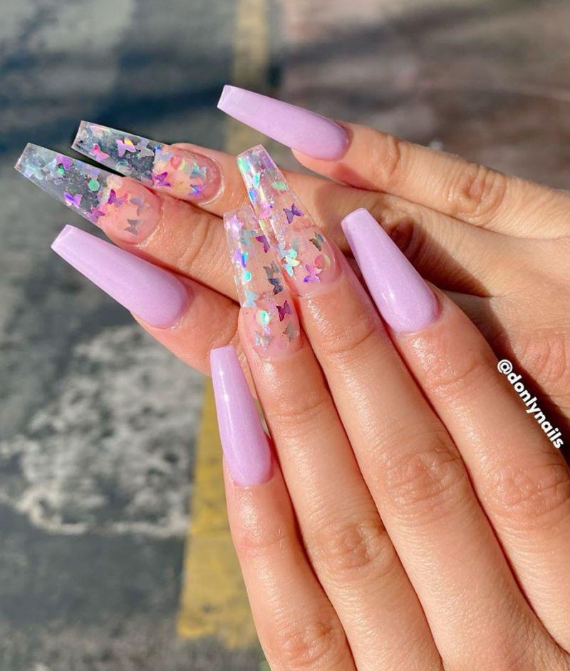 55 Trendy Butterfly Nail Art Designs for Spring