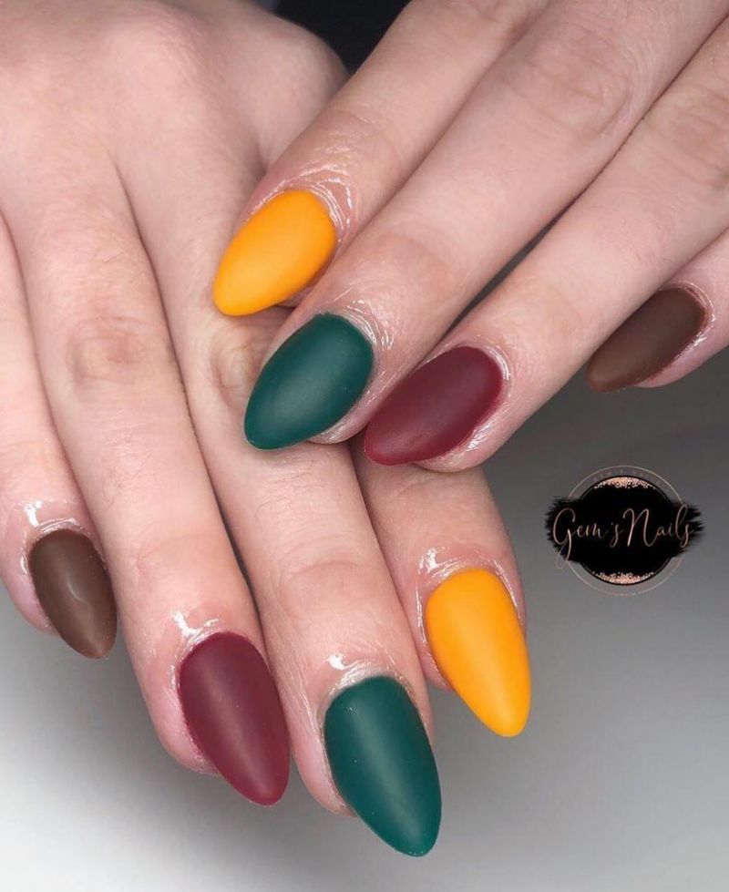 55 Elegant Multicolor Nails for Spring You Will Love