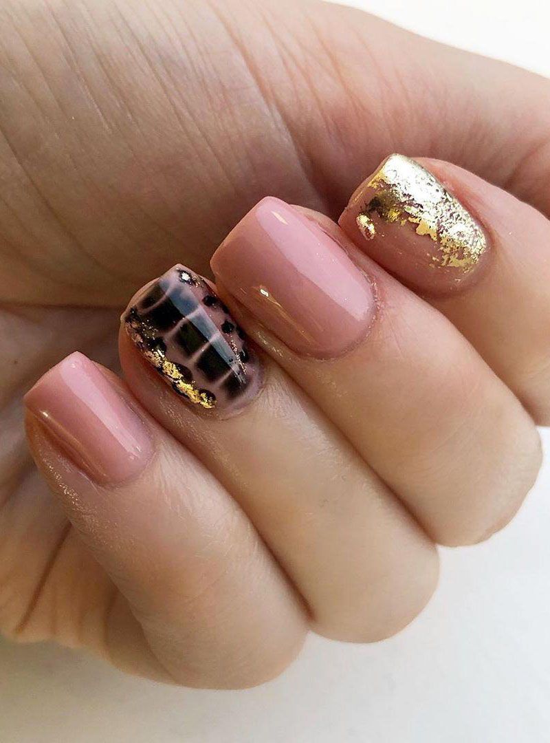 55 Elegant Foil Nail Art Designs for Spring