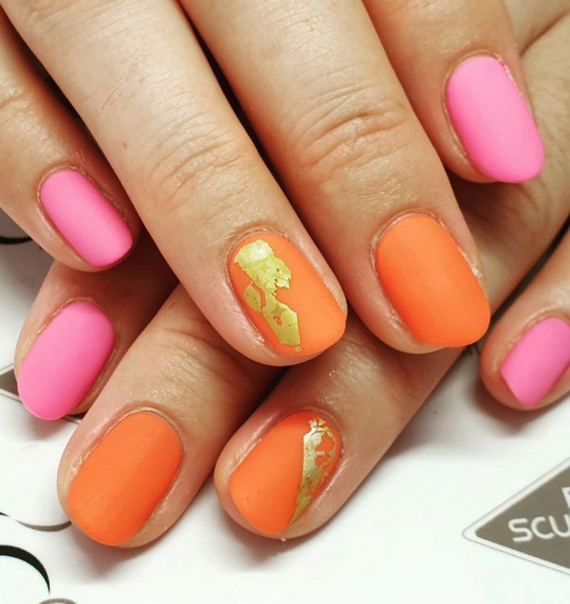 55 Elegant Foil Nail Art Designs for Spring