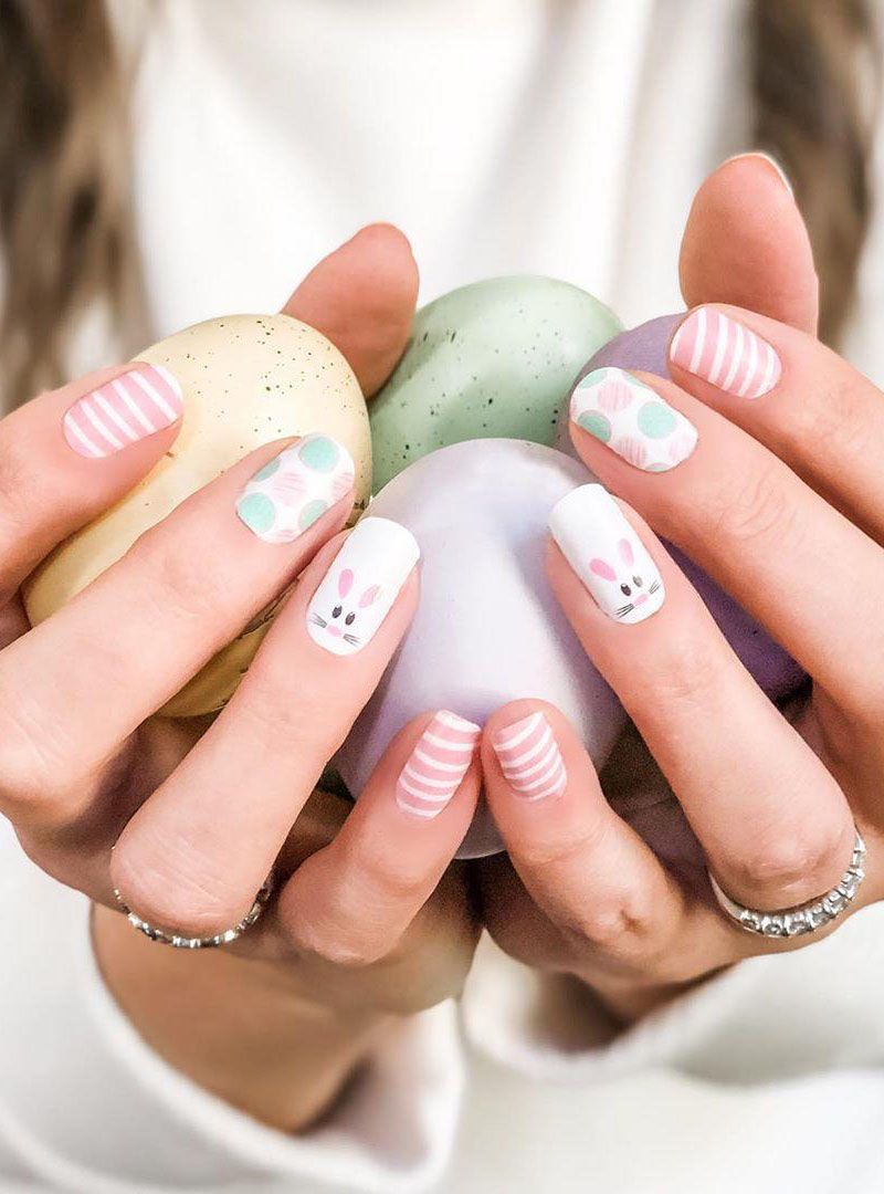 50 Perfect Easter Nail Art Designs You Have to Try This Spring