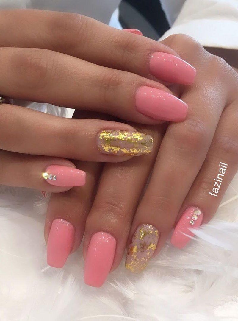 55 Elegant Foil Nail Art Designs for Spring