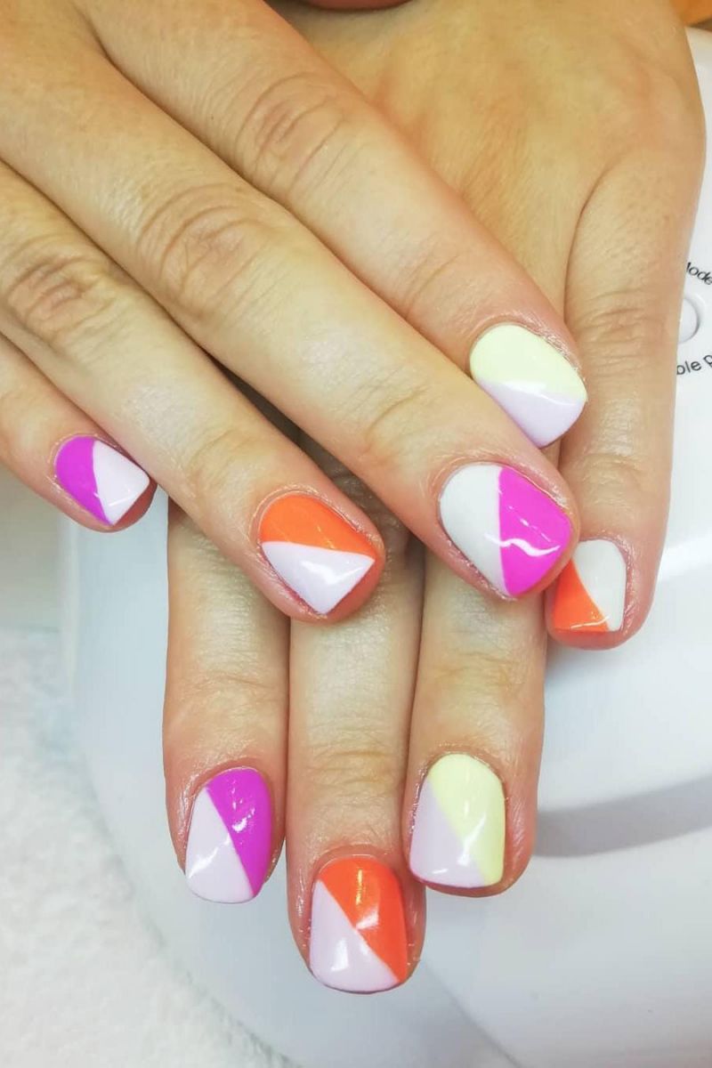 55 Elegant Multicolor Nails for Spring You Will Love