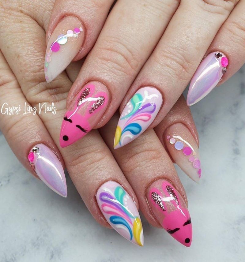 50 Perfect Easter Nail Art Designs You Have to Try This Spring