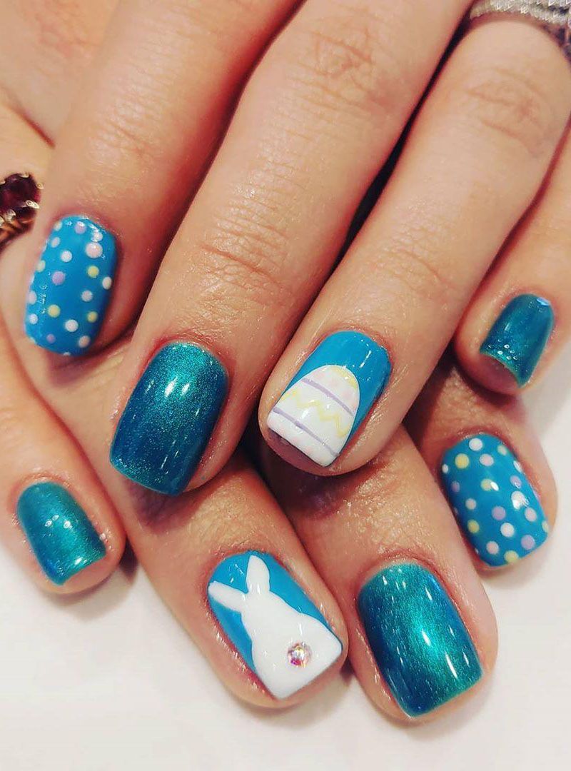 50 Perfect Easter Nail Art Designs You Have to Try This Spring