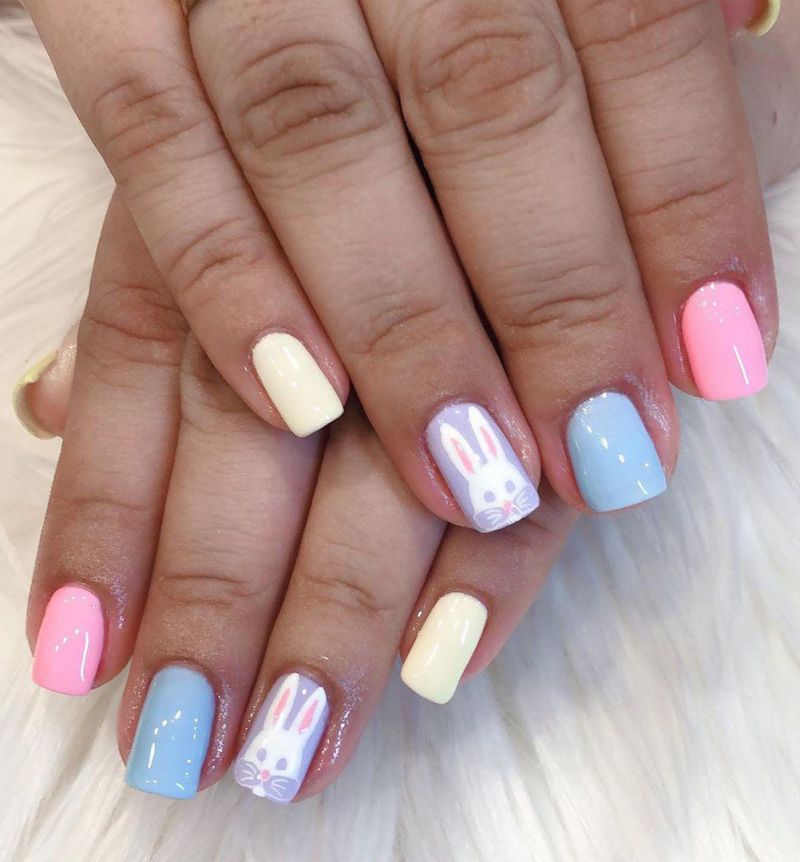 50 Perfect Easter Nail Art Designs You Have to Try This Spring