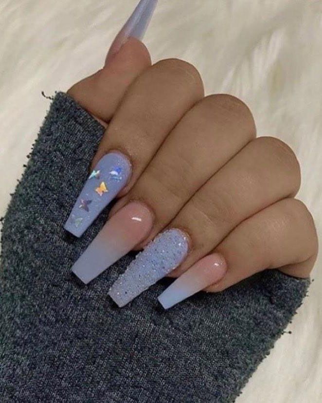 55 Trendy Butterfly Nail Art Designs for Spring