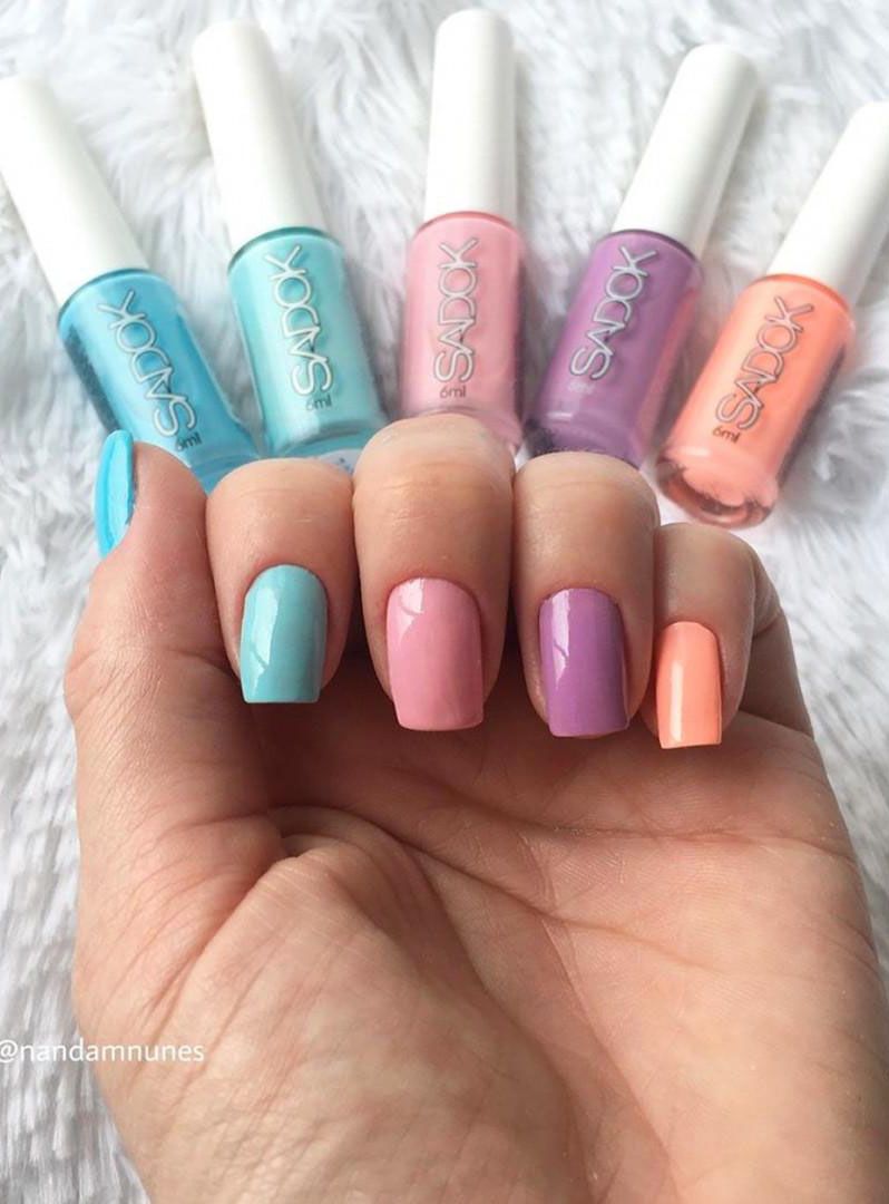 55 Elegant Multicolor Nails for Spring You Will Love