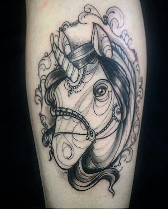 30 Excellent Unicorn Tattoo Designs You Will Love