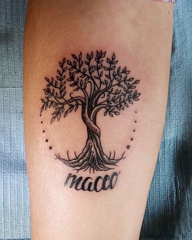 30 Pretty Tree of Life Tattoos Tell Us to Be Kind to Life