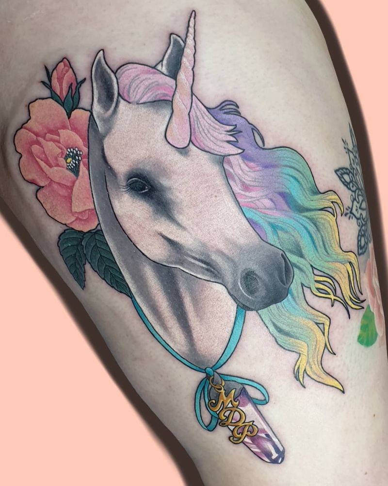 30 Excellent Unicorn Tattoo Designs You Will Love