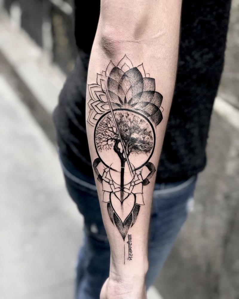 30 Pretty Tree of Life Tattoos Tell Us to Be Kind to Life