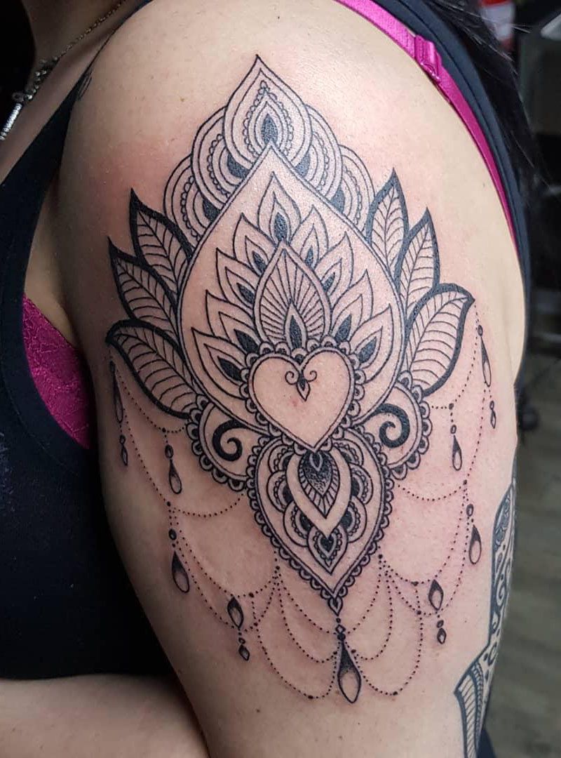 30 Pretty Mandala Tattoos You Will Love