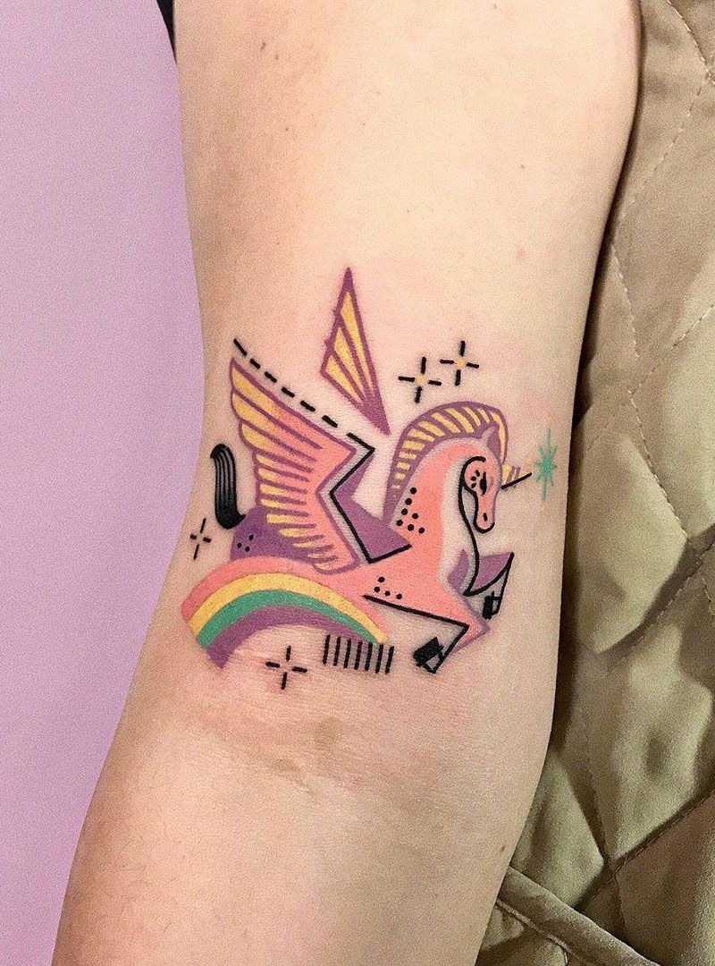 30 Excellent Unicorn Tattoo Designs You Will Love