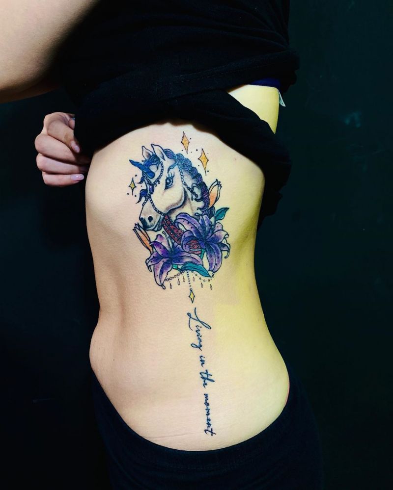 30 Excellent Unicorn Tattoo Designs You Will Love