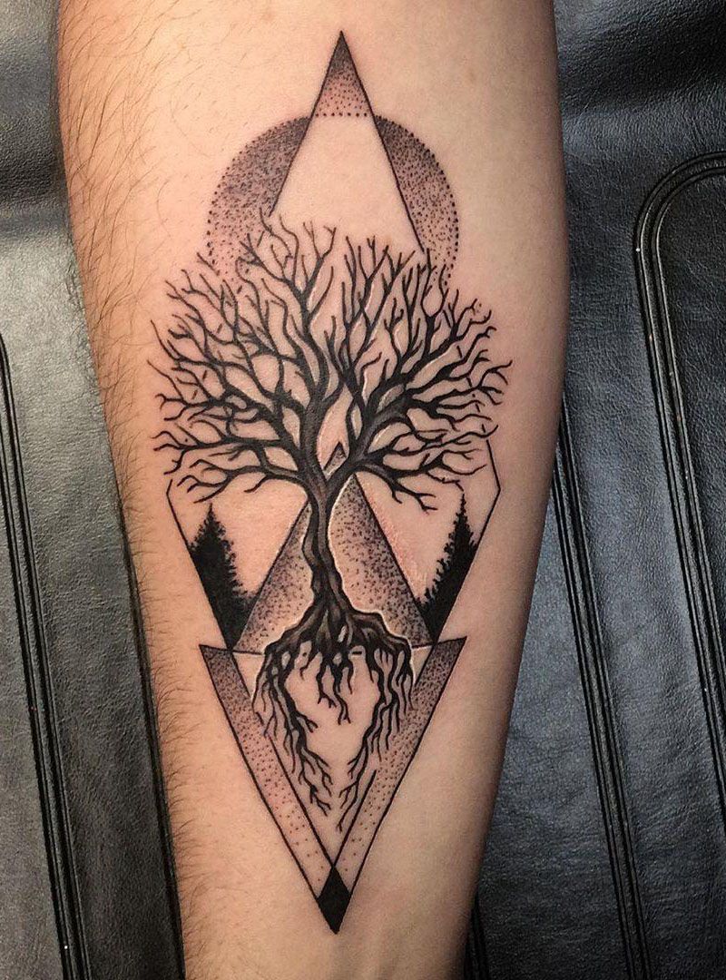 30 Pretty Tree of Life Tattoos Tell Us to Be Kind to Life