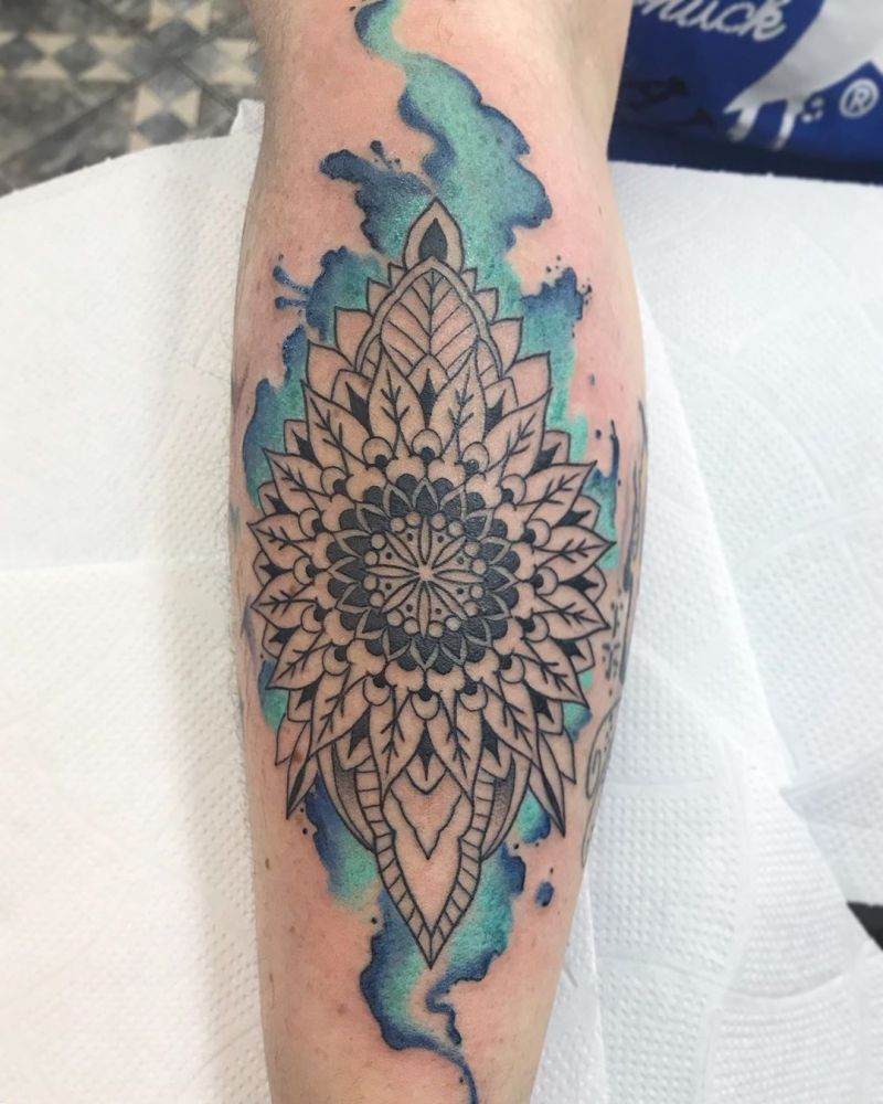 30 Pretty Mandala Tattoos You Will Love