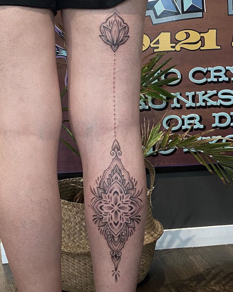 30 Pretty Mandala Tattoos You Will Love