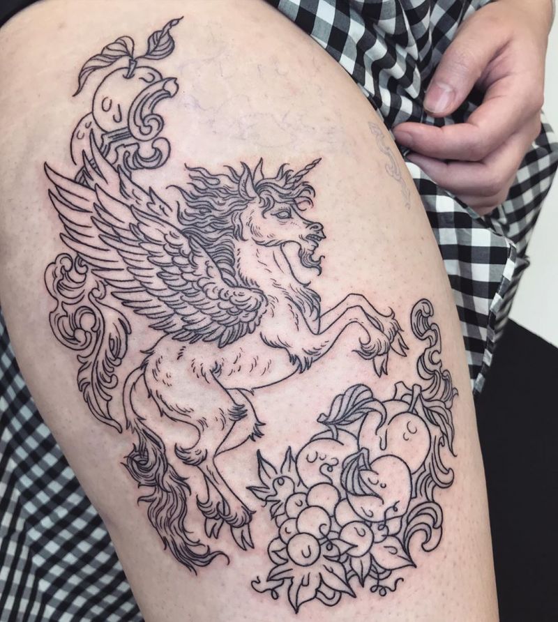 30 Excellent Unicorn Tattoo Designs You Will Love