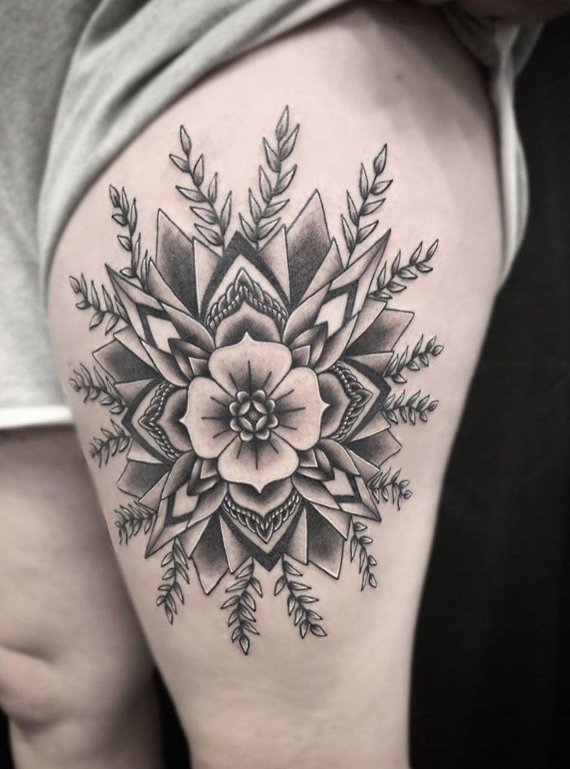 30 Pretty Mandala Tattoos You Will Love