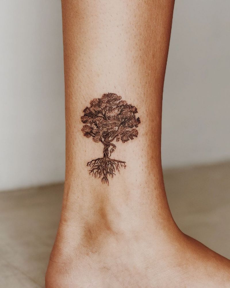 30 Pretty Tree of Life Tattoos Tell Us to Be Kind to Life