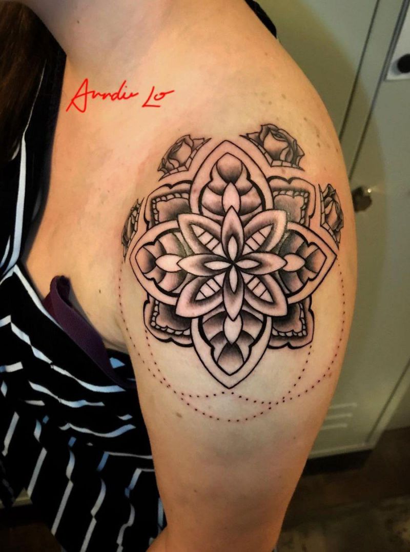 30 Pretty Mandala Tattoos You Will Love